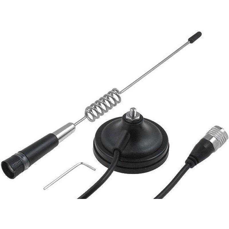 Antenne CB 0.315m 3dBi aimant diametre embase 70mm