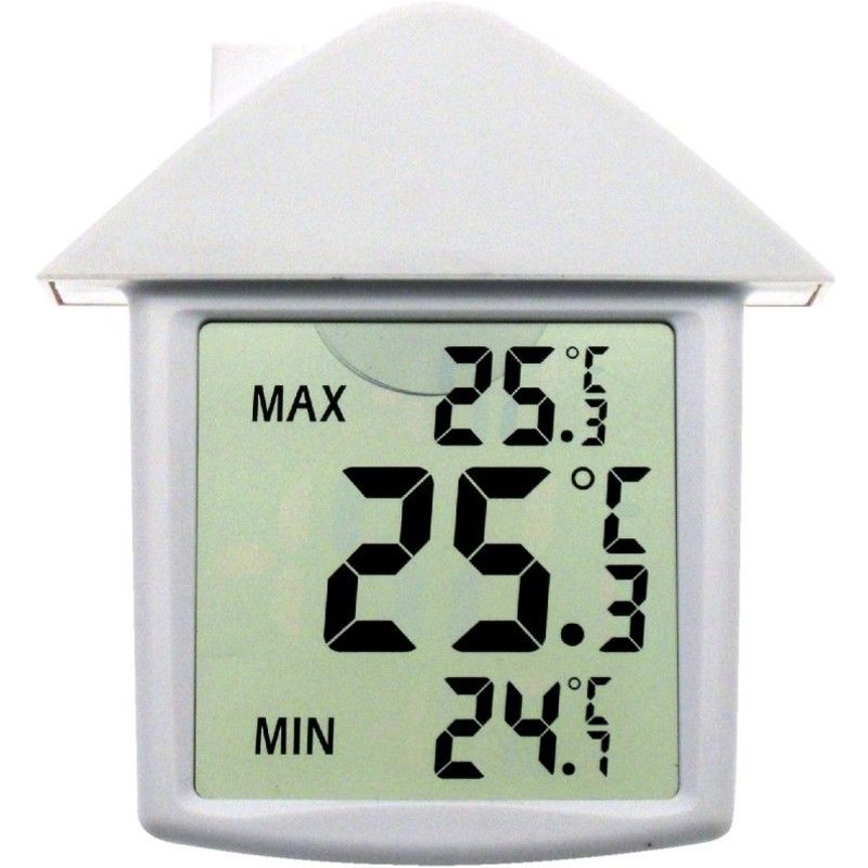Thermomètre de fenêtre à ventouse