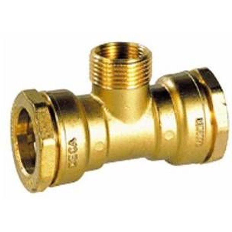 Raccord T femelle en 25X3/4 - 20x27