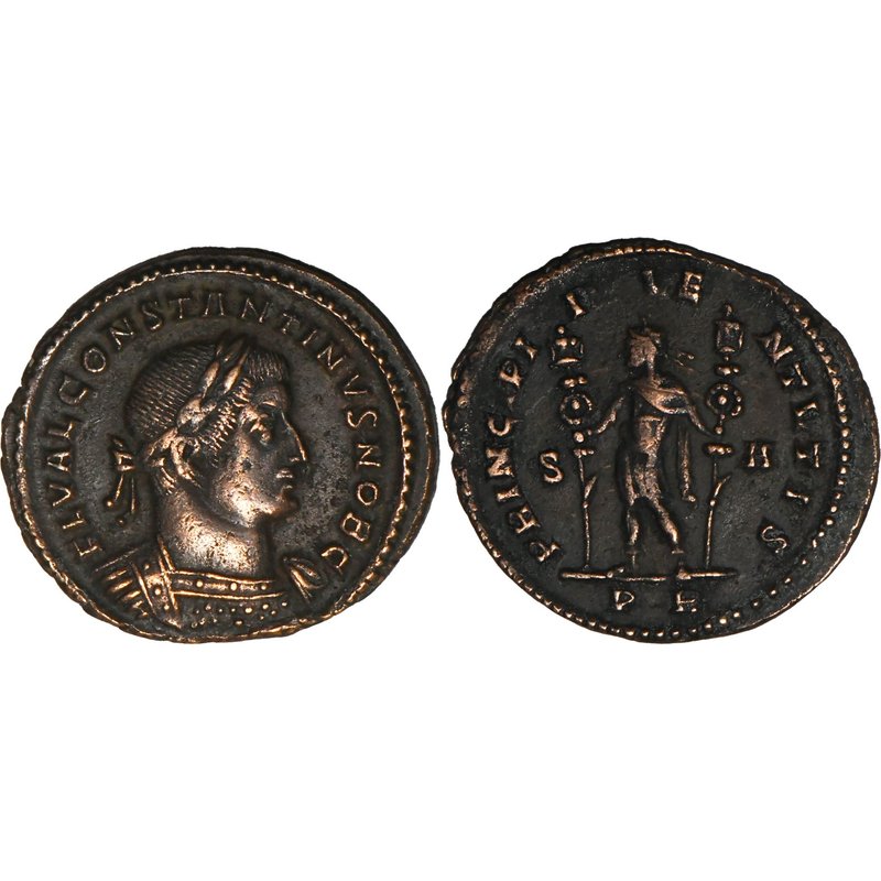 Rome - Follis - Constantin 1er - Principi Ivventvtis - Trèves - 6.55 G. - Qualite - Ric.734 - 19-011