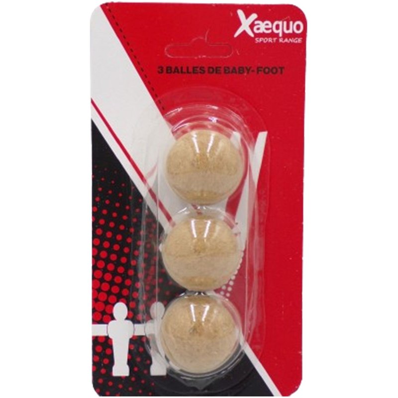 Blister de 3 balles de baby-foot