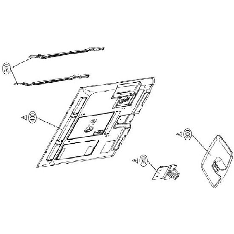 Lg. Entretoise De Pied Rep910. Ref: Mjh63081602