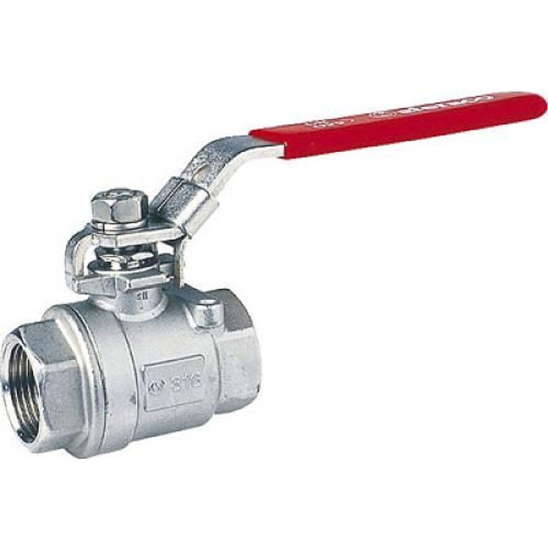 Vanne boisseau sphérique inox 316 - poignée cadenassable - FF 50x60 SFERACO