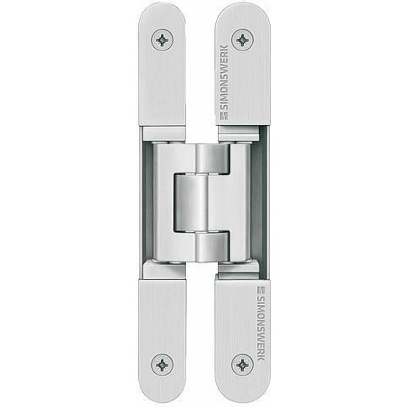 Paumelle invisible - porte lourde - 160 mm - nickel mat - Tectus 3DN SIMONSWERK