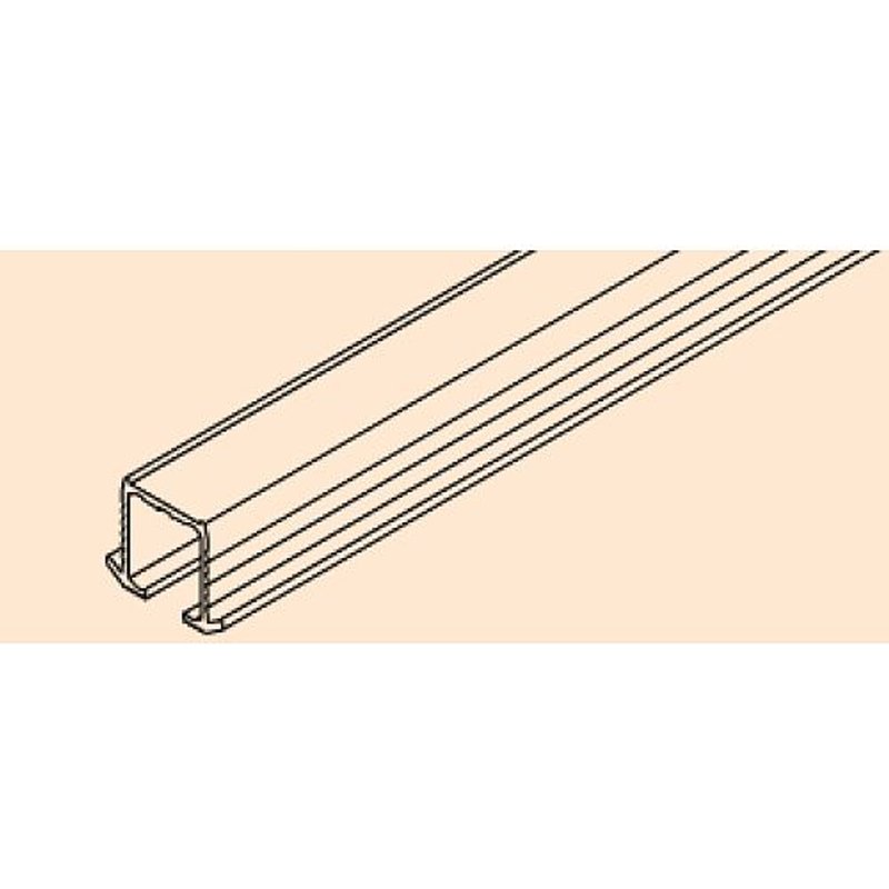Rail de roulement pour porte coulissante Clipo 16 H-L 2,5 m EKU