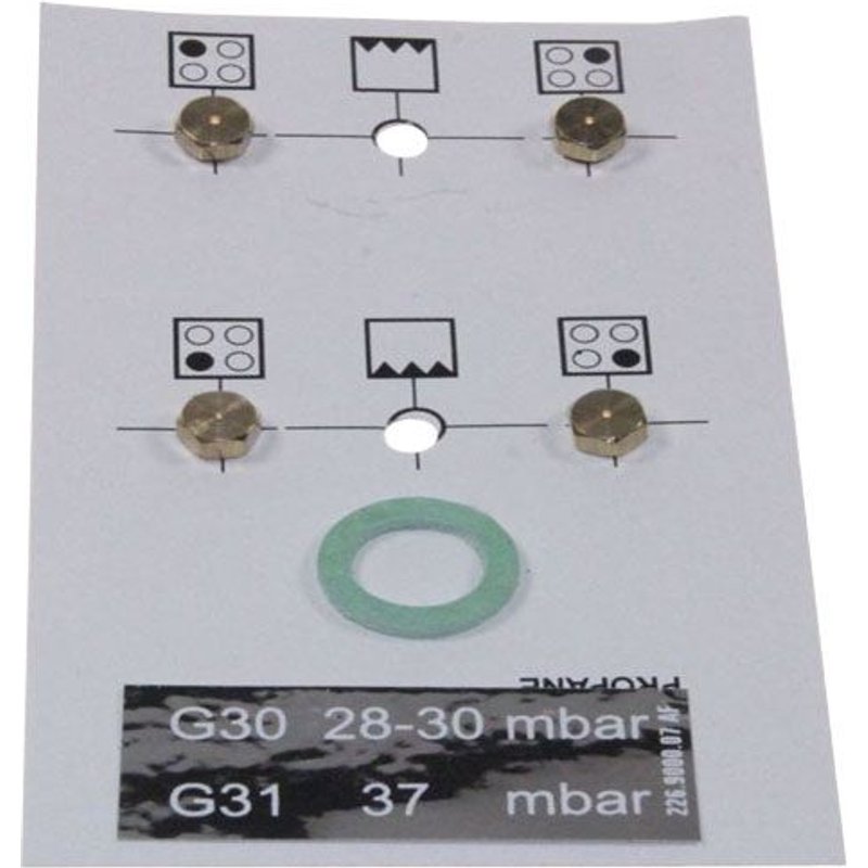 Beko - Sachet Injecteurs Gaz Butane - Ref: 4431900075