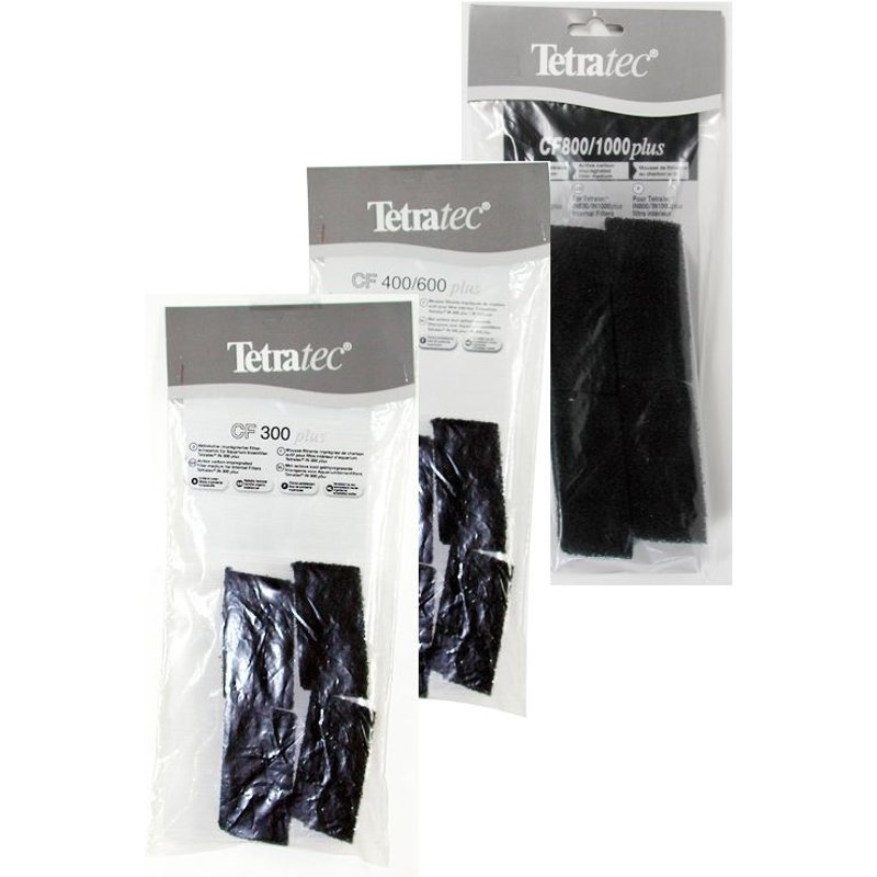 Tetra - 134652 - Mousse De Filtration Au Charbon Cf Pour Filtre In 400-600 Plus