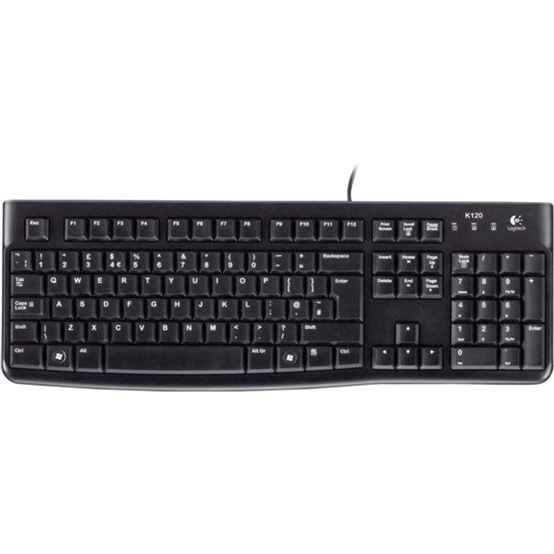 Logitech K120 - Clavier - USB - Hongrois