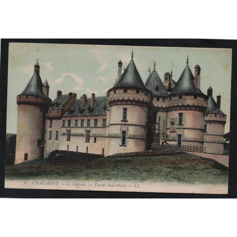 Carte Postale Ancienne, France, Loir Et Cher ( 41 ), Chaumont, Le Château, Façade Sud Ouest