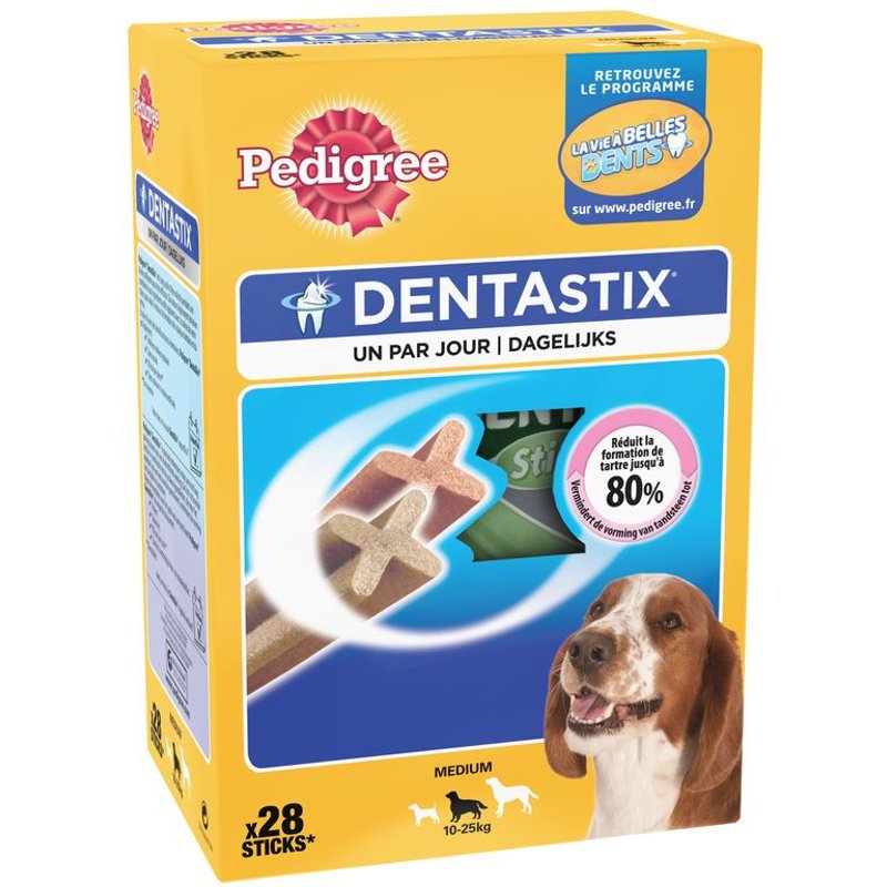 Pedigree Dentastix Pour Chien Moyen 28 Sticks