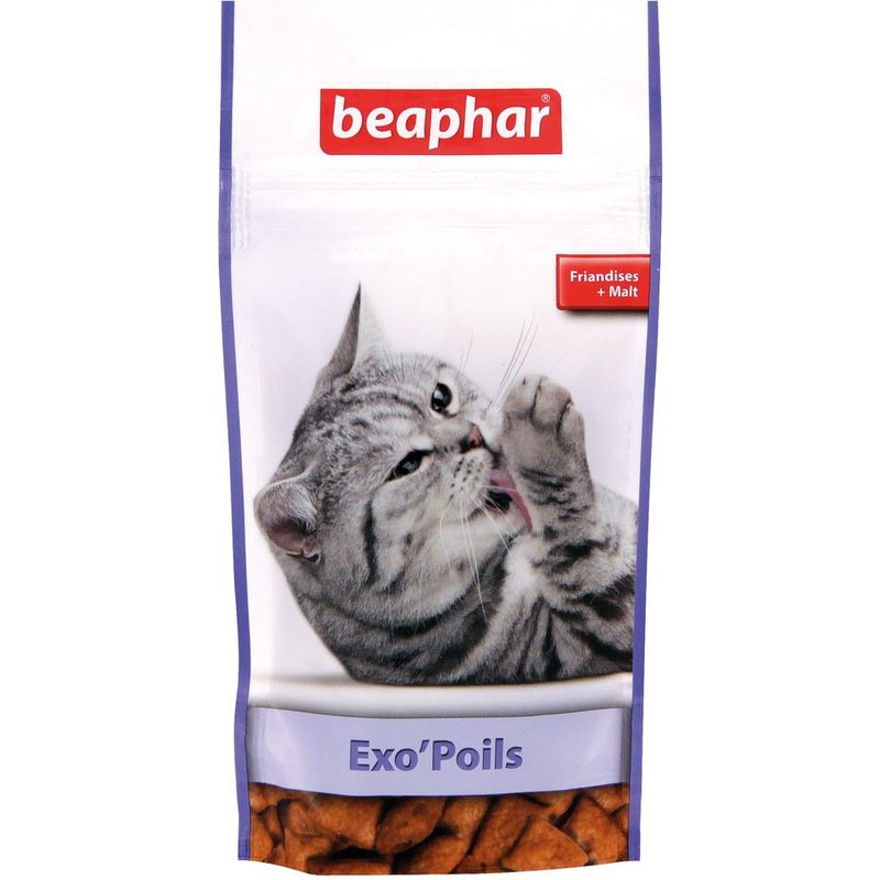 Beaphar -Friandises "Exo'poils" Au Malt, Pour L'expulsion Des Boules De Poils - 35 G