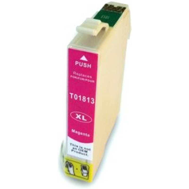 CARTOUCHE COMPATIBLE EPSON T1813 MAGENTA 9 ML