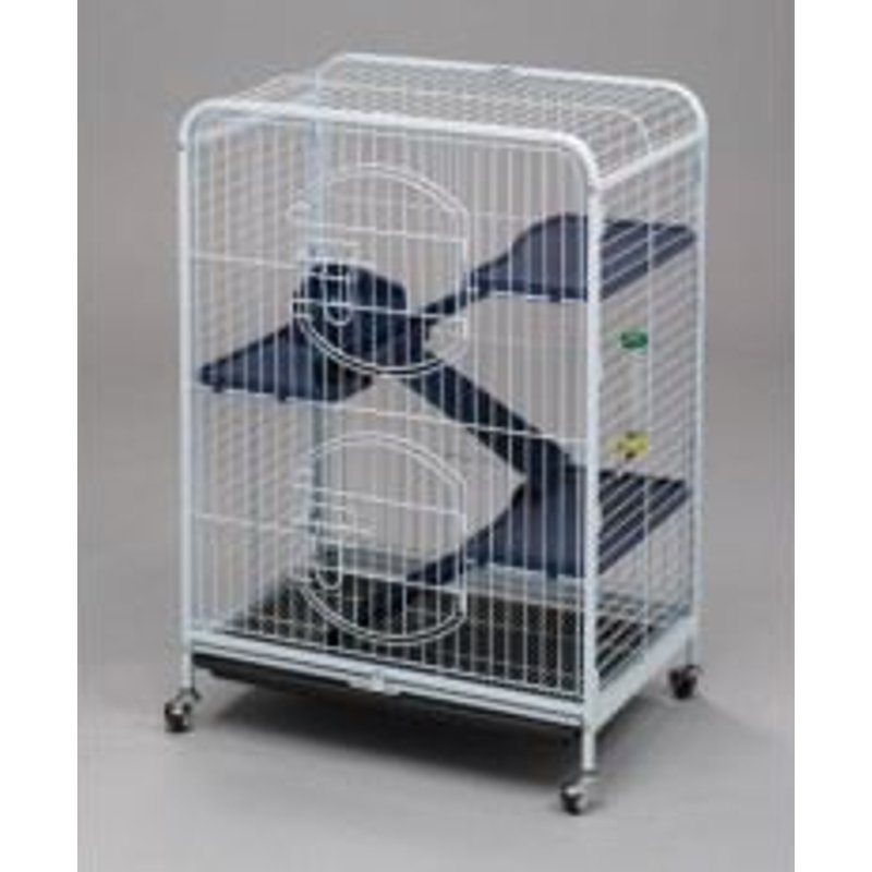 Tyrol Tower Cage Pour Rongeurs Bleu / Noir 64x44x93 Cm