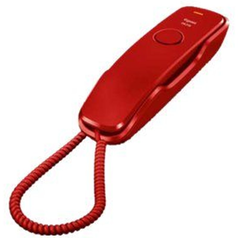 Gigaset DA210 - Téléphone filaire - rouge