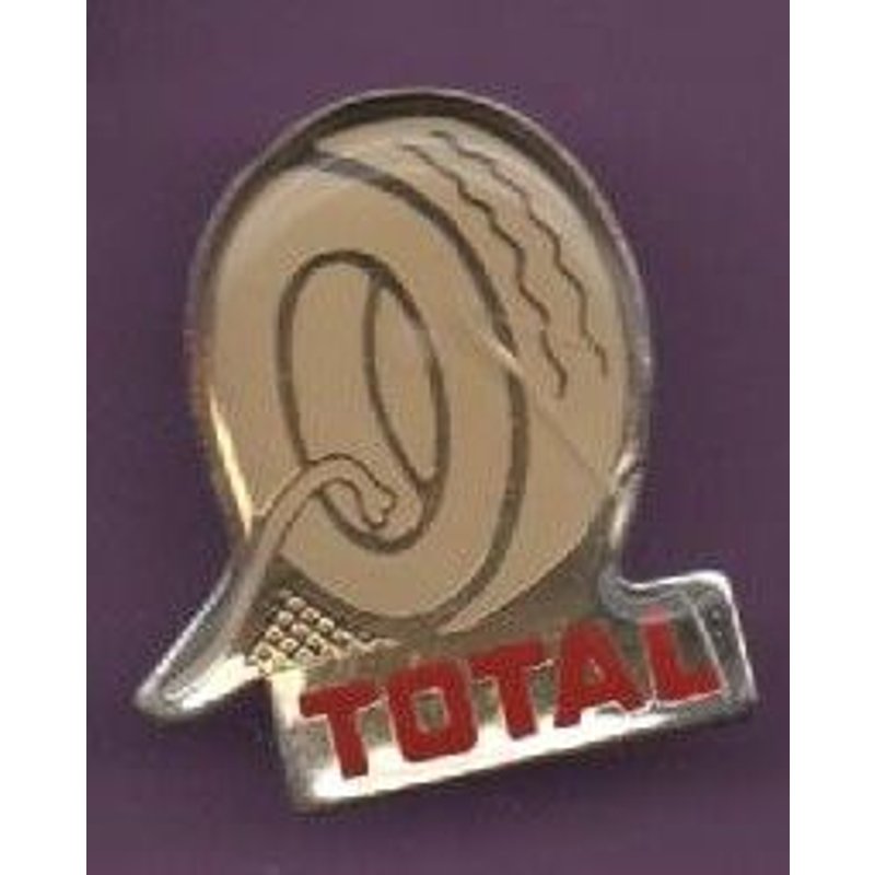 Pin's Total Station Service Carburant Pétrolier Pneu Roue Ref 1586