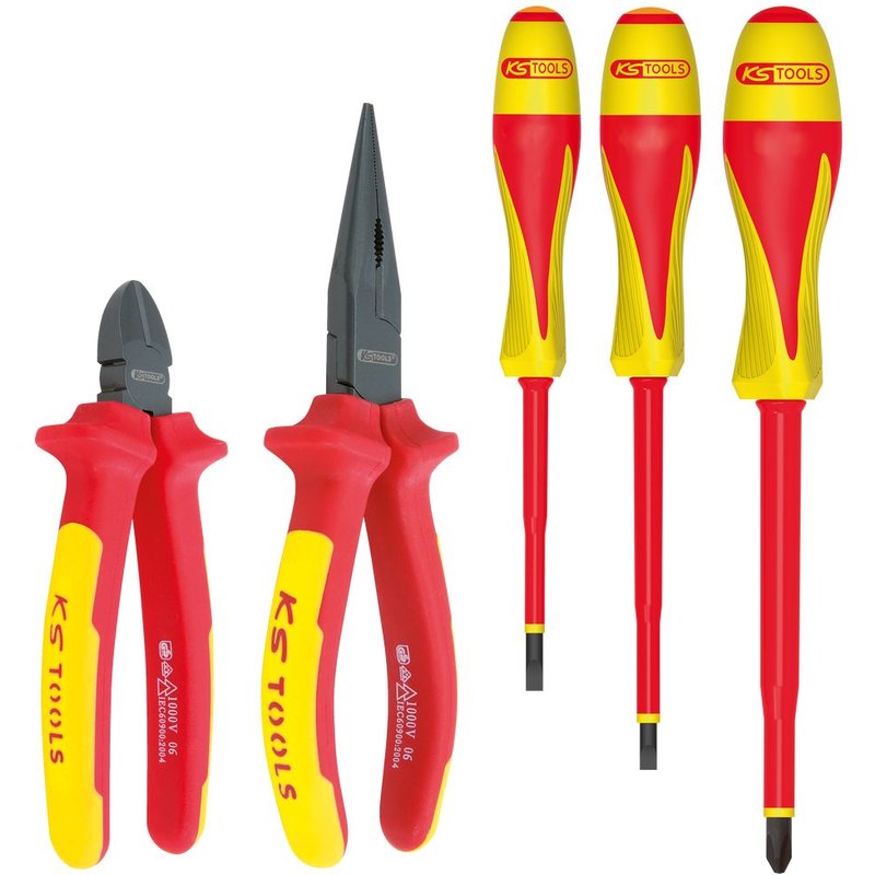 Jeu de pinces ERGOTORQUE et tournevis isolés ULTIMATE KS TOOLS 117.1106