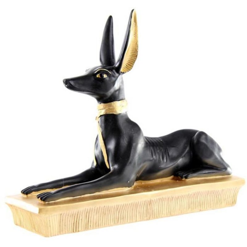 Statuette Egyptienne Anubis Le Chacal 17 Cm