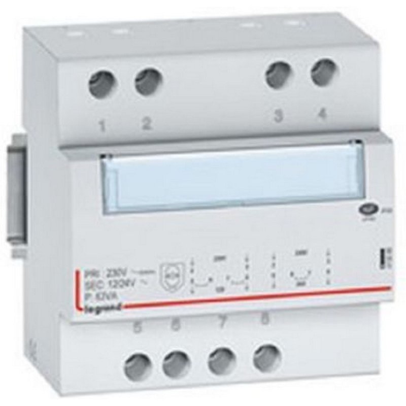 Legrand 413098 - Transformateur de sécurité - 230 V / 12 ou 24 V - 63 VA