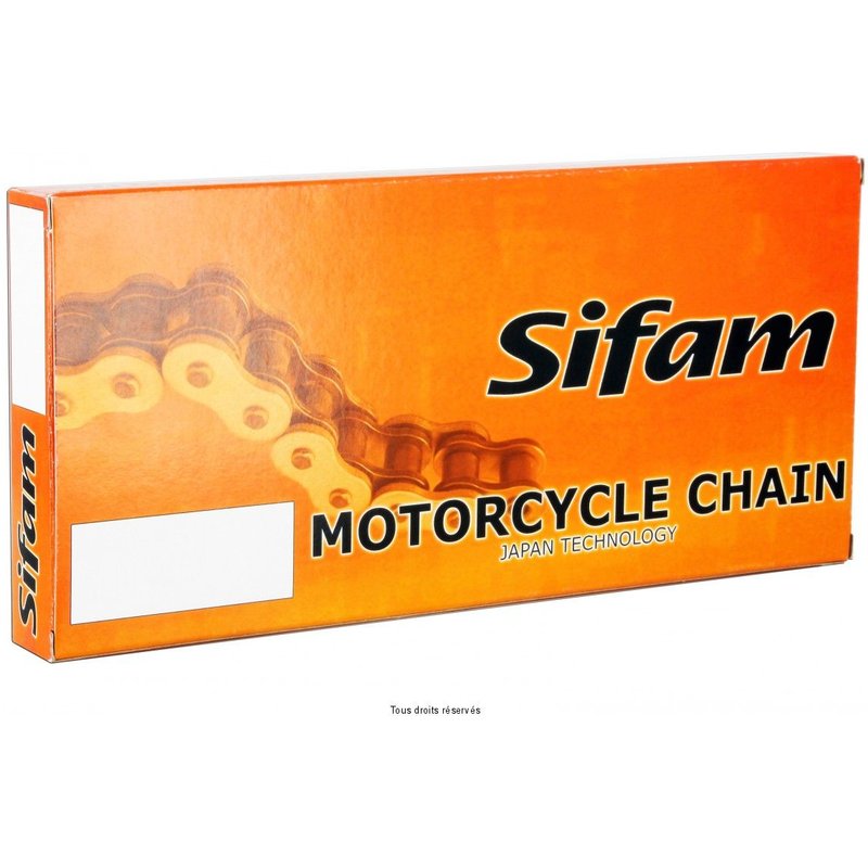 Sifam - Chaîne Transmission 420-Sr Qualité Hyper Renforcé #130 Maillons