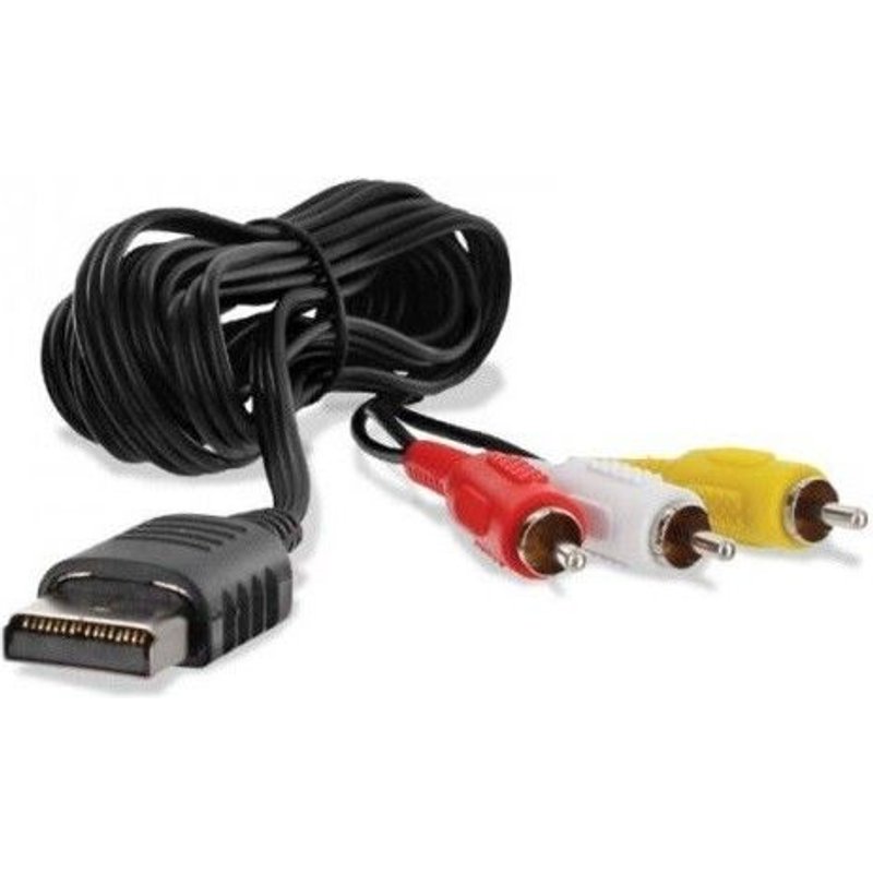 Cable av tv audio video rca console de jeu sony playstation ps1 ps2 ps3 - skyexpert