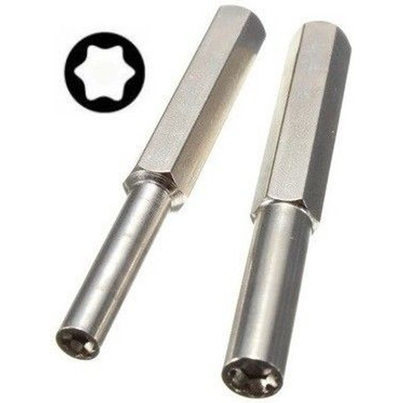 2 Embouts Gamebit tournevis 3.8 4.5 mm - Cartouches/Consoles Nintendo NES N64 - skyexpert