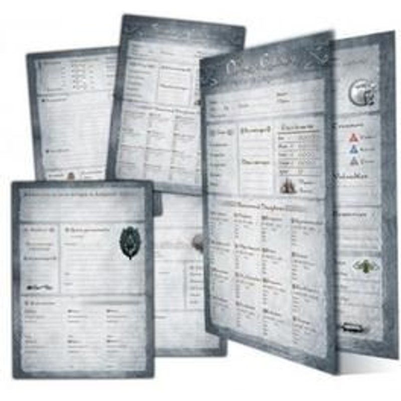 Ombres D'esteren - Feuilles De Personnage