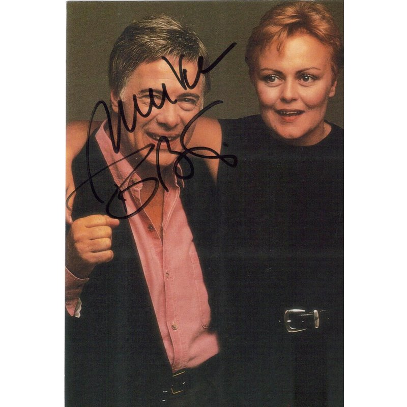 Carte Postale Dedicace Robin Bedos