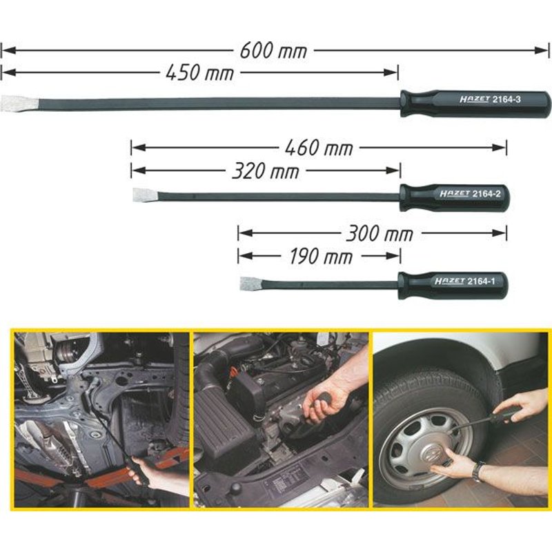 Hazet Jeu de leviers de force - Nombre d'outils: 3 - 2164/3