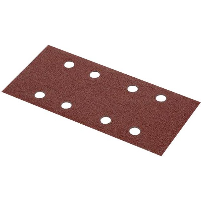Lot de 5 patins auto-agrippants perforés (parrallèle) - grain 240 - 93 x 185 mm