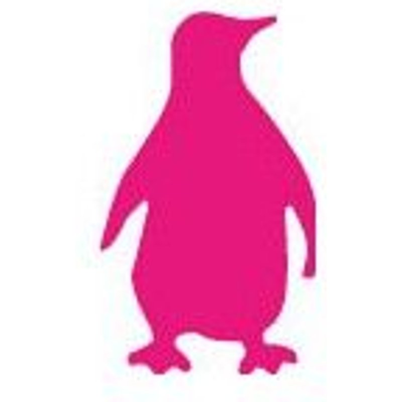 Autocollant Pingouin Sticker Couleur - Taille : 8 Cm - Couleur : Violet