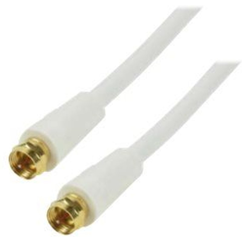 MCL MC787HQ - Câble RF - connecteur F mâle pour connecteur F mâle - 1 m - blindé - 90 dB