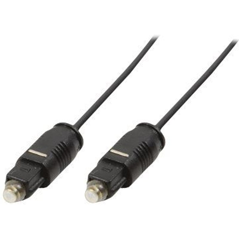 LogiLink - Câble audio numérique (optique) - TOSLINK mâle pour TOSLINK mâle - 10 m - fibre optique - noir