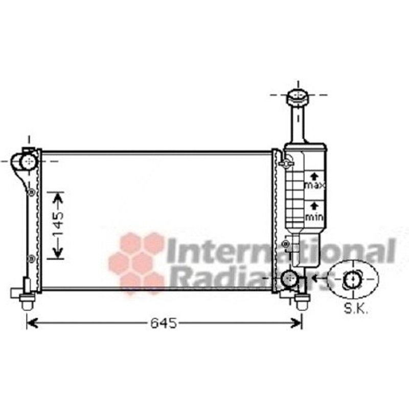 Radiateur, Refroidissement Du Moteur Fiat Panda De 09/2003 À Aujourd'hui