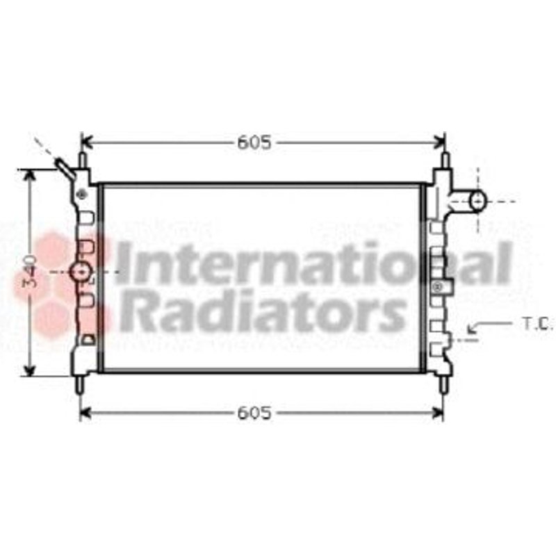 Radiateur, Refroidissement Du Moteur Opel Astra F 3/5 Portes De 09/1991 À 01/1998