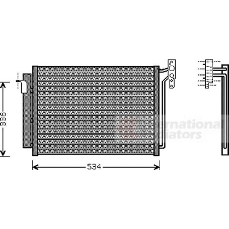 Condenseur, Climatisation Bmw X5 De 05/2001 À 12/2003