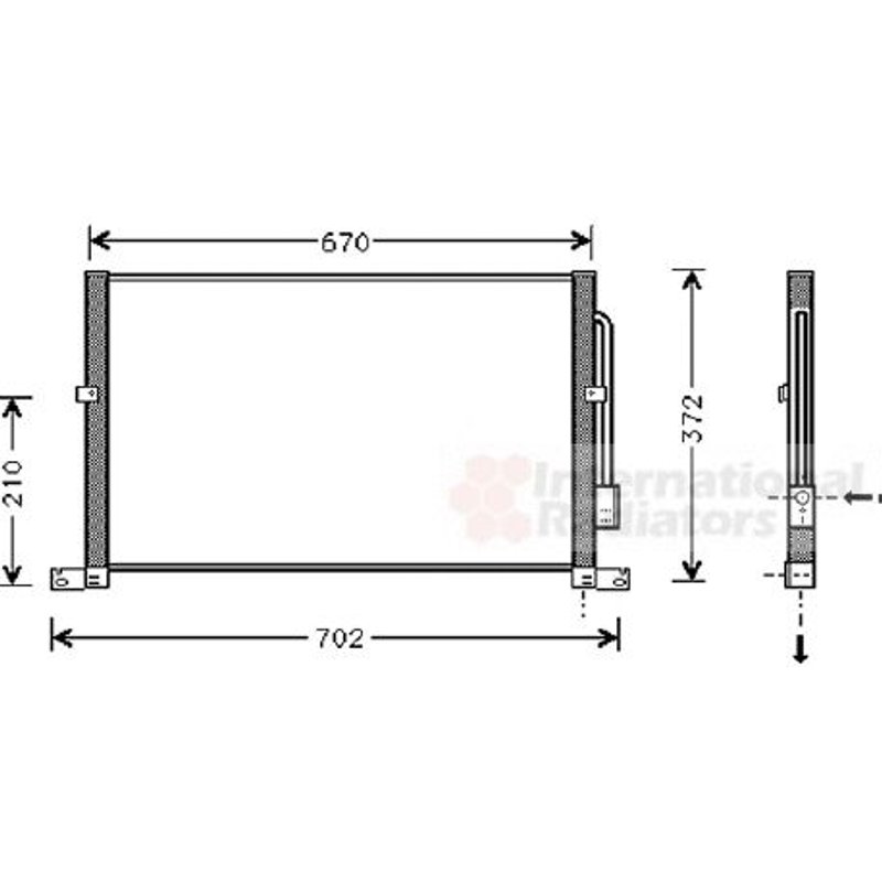 Condenseur, Climatisation Ford Mondeo Iii De 10/2000 À 03/2007