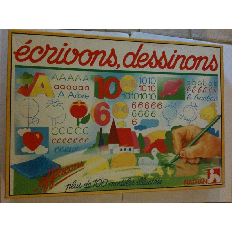 Ecrivons, Dessinons ... Effaçons Nathan