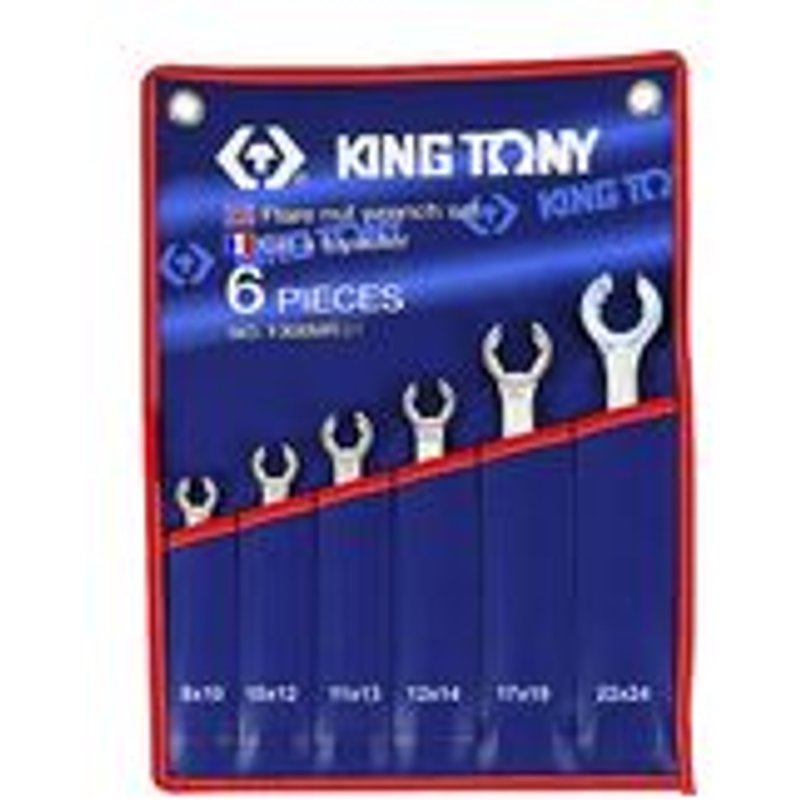 Trousse de clés à tuyauter métriques - 6 pièces - 1306MR01