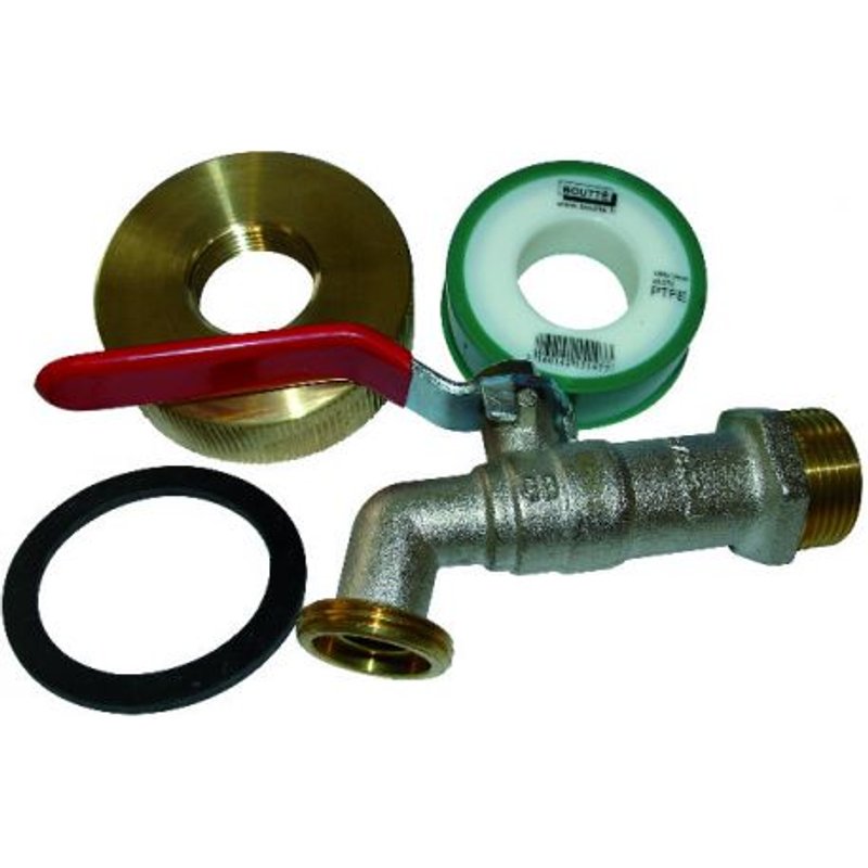 KIT ADAPTATEUR DE CUVE PLASTIQUE 1000 Litre FEMELLE15X21