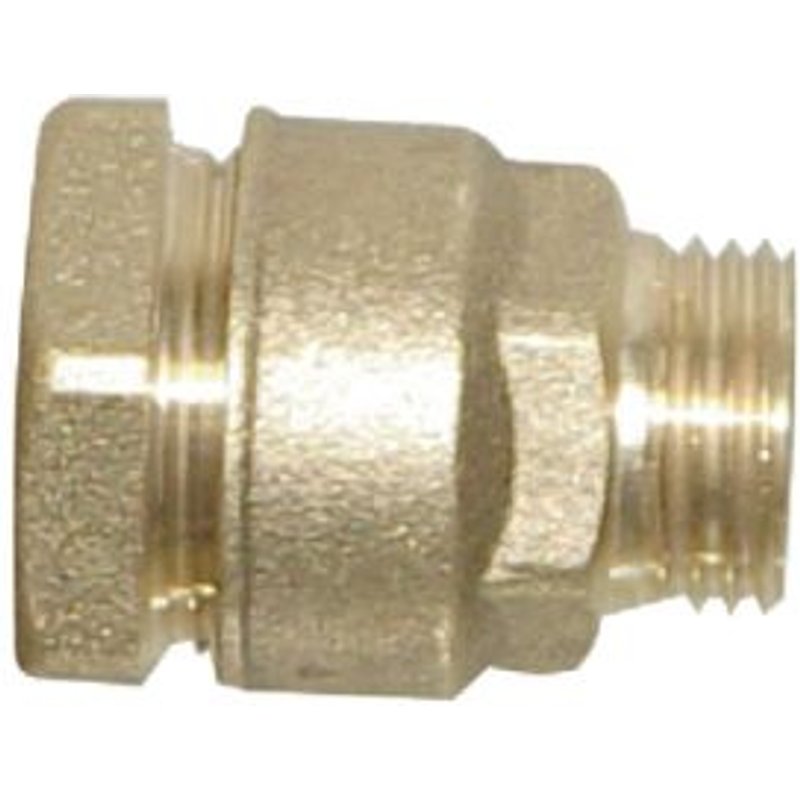 RACCORD LAITON M. 20X27 TUYAU 25 A SERRAGE EXTERIEUR