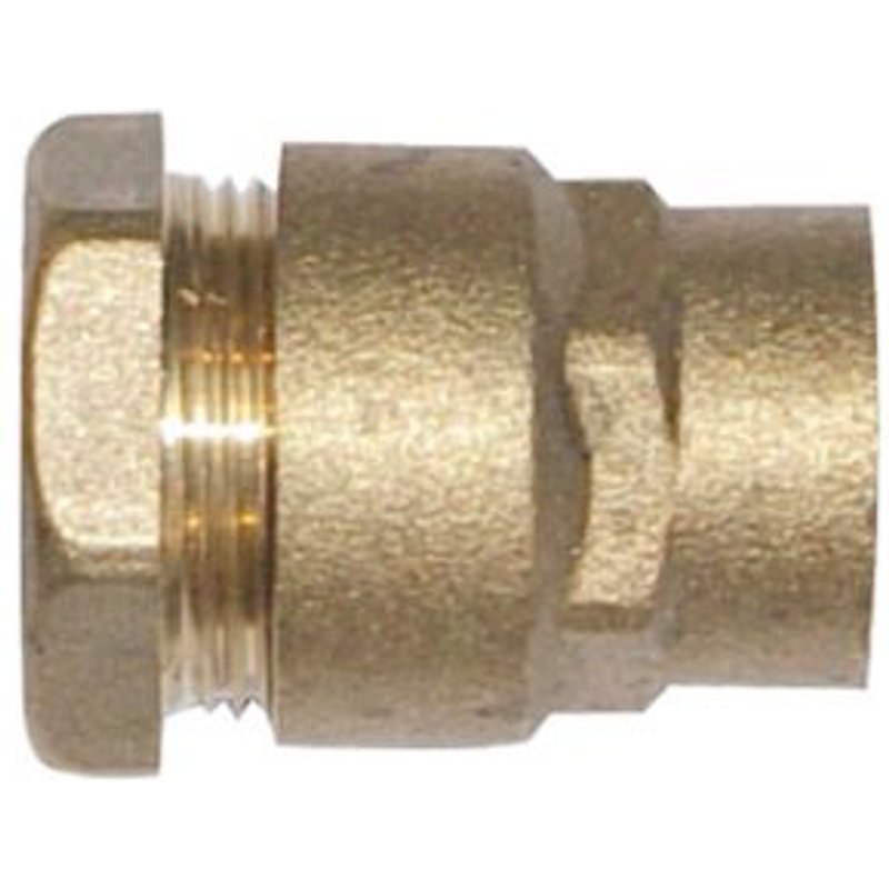 RACCORD LAITON F. 20X27 TUYAU 25 A SERRAGE EXT.