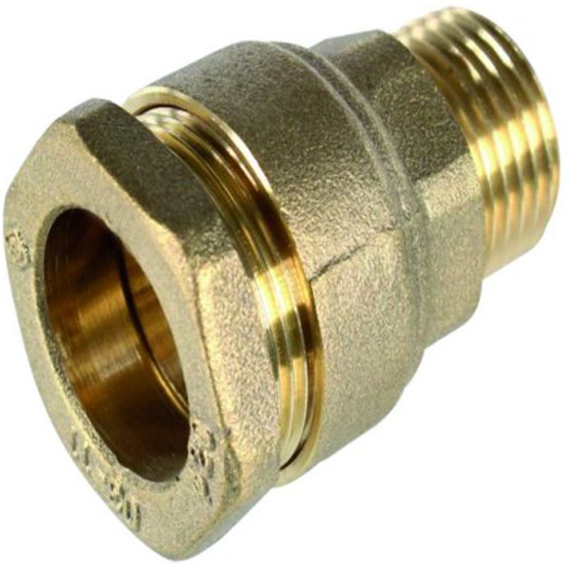 RACCORD LAITON M. 15X21 TUYAU 20 A SERRAGE EXT.