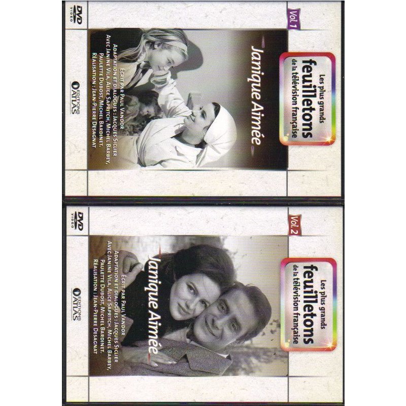 Janique Aimee / Integrale Serie Tv / Lot De 4 Dvd + Fascicules