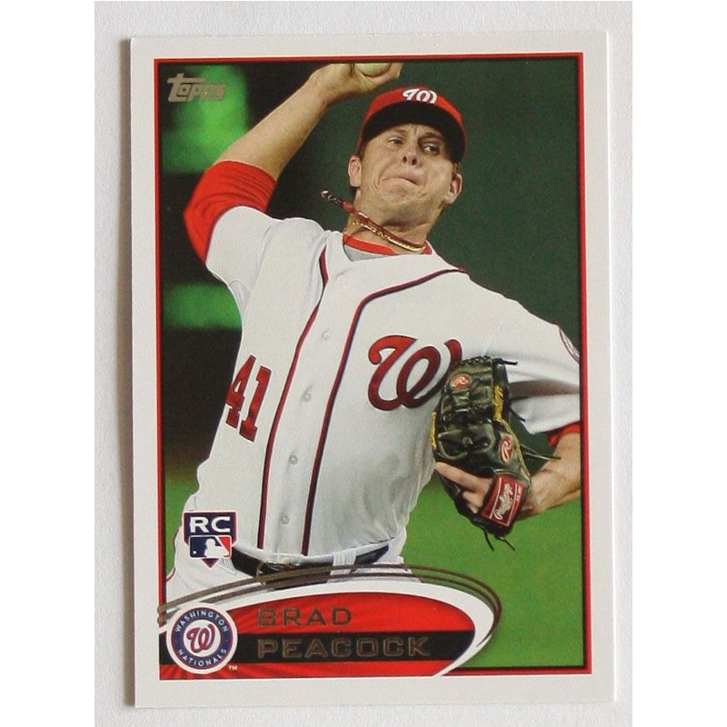 2012 - Topps Mlb - Washington Nationals - 275 - Brad Peacock (Rc)
