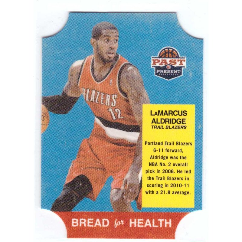 2011-12 Panini Past & Present - Bread For Health 1 - Lamarcus Aldridge (Blazers)