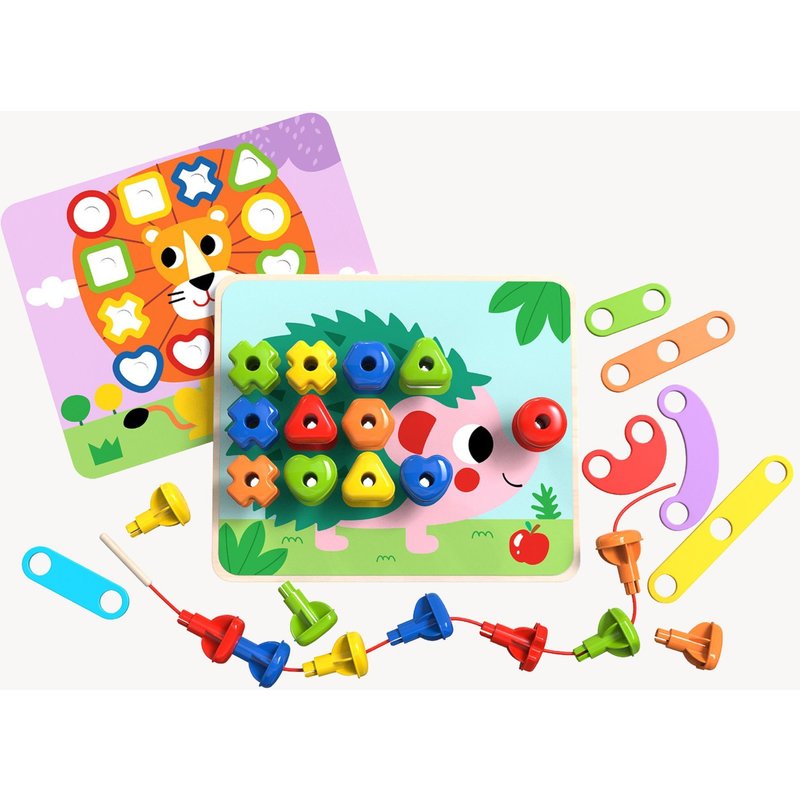 Jeu D'apprentissage Des Couleurs Et Manipulation - Rainbow Stacking Peg
