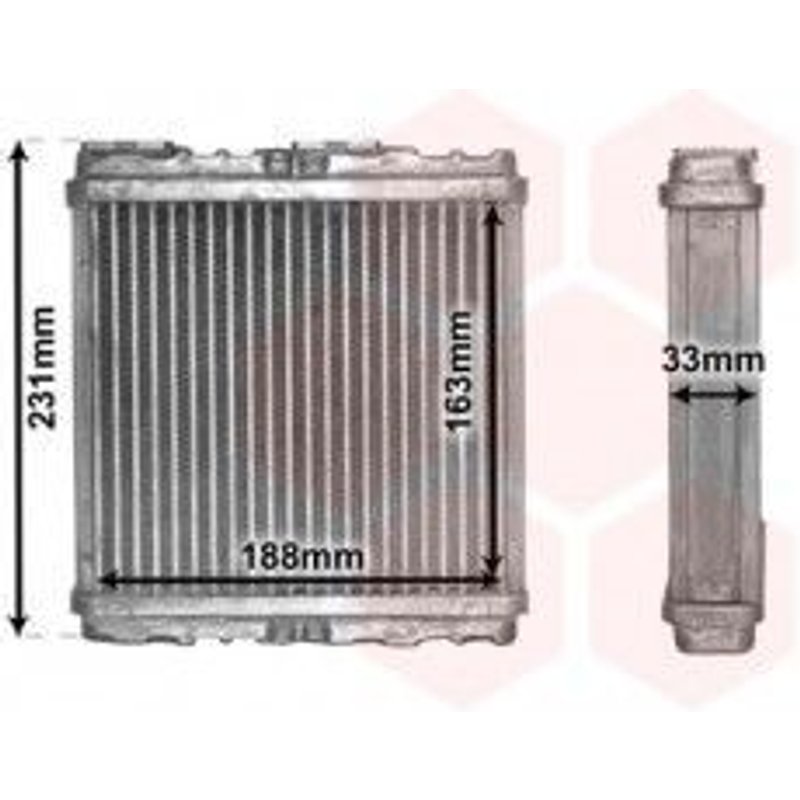 Radiateur De Chauffage Pour Saab 900 De Juil 1993 À 1998