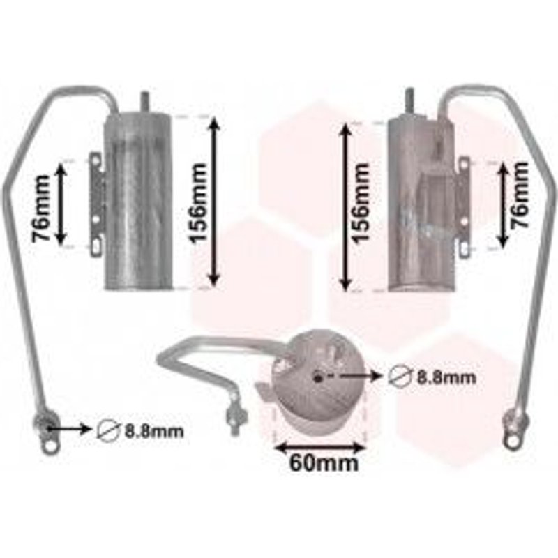 Bouteille Déshydratante Pour Fiat Croma De 2005 À 2007 Version 1.9 Mjtd