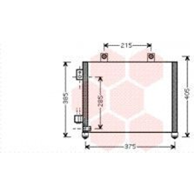 Condenseur Sans Bouteille Pour Opel Agila D'avant 2007