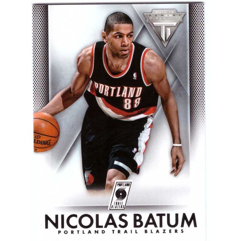 2013-14 Panini Titanium #56 - Nicolas Batum (Blazers)